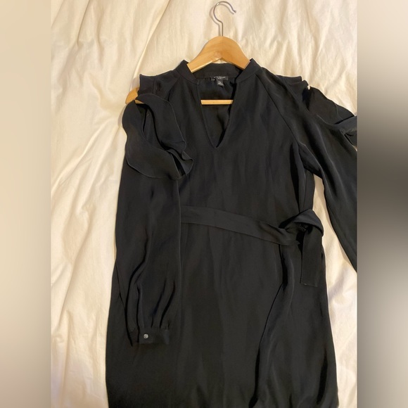 Ann Taylor Long Sleeve V-neck Dress Size XXSP - Picture 3 of 9